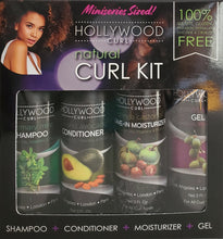 Load image into Gallery viewer, Hollywood Curl Natural Curl Styling Kit with 12 Essential Oils, Vitamins and Protein