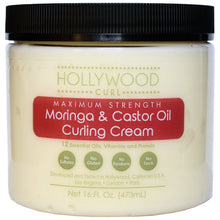 Load image into Gallery viewer, Hollywood Curl Moringa and Castor Oil Infused Curling Cream
