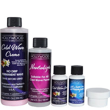 Load image into Gallery viewer, Hollywood Curl Cold Wave Perm Kit with 12 Essential Oils, Vitamins and Protein