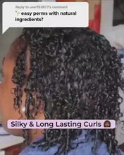Load and play video in Gallery viewer, Hollywood Curl Curly Perm Kit creates silky soft and shiny curls with no heat
