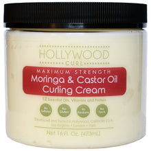 Load image into Gallery viewer, Hollywood Curl Moringa and Castor Oil Infused Curling Cream
